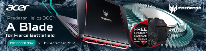 Yuk Ikutan Program Pre-Order Acer Predator Helios 300 Agar Aktivitas Gaming-mu Makin Seru!