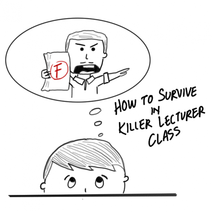 cara bertahan di kelas dosen killer