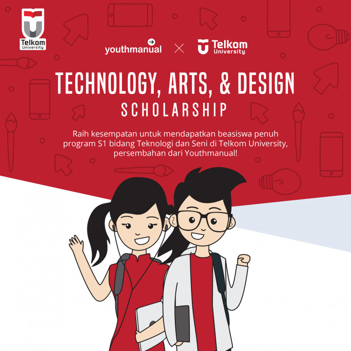 Beasiswa S1 Youthmanual & Telkom University untuk Kamu Yang Punya Passion di Bidang Teknologi dan Seni