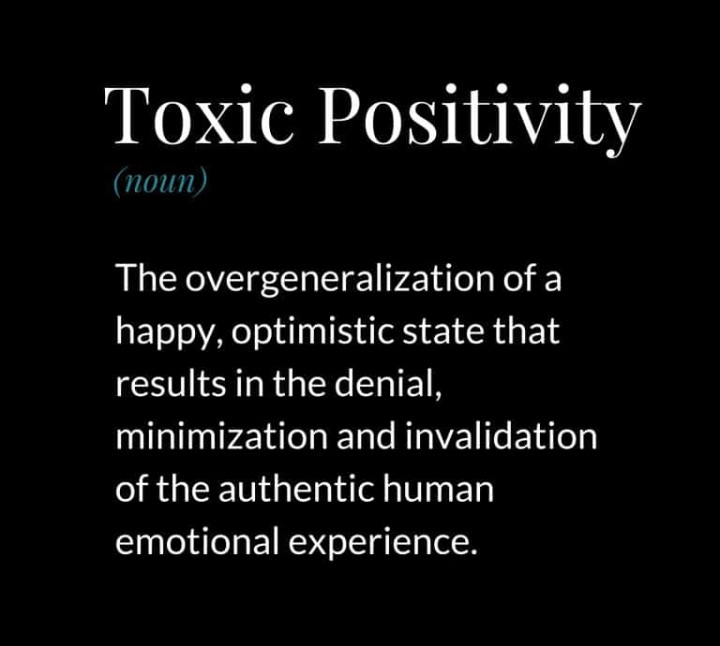 Toxic positivity adalah