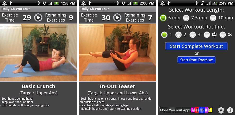 Daily Workout Android App Healthy Exercise