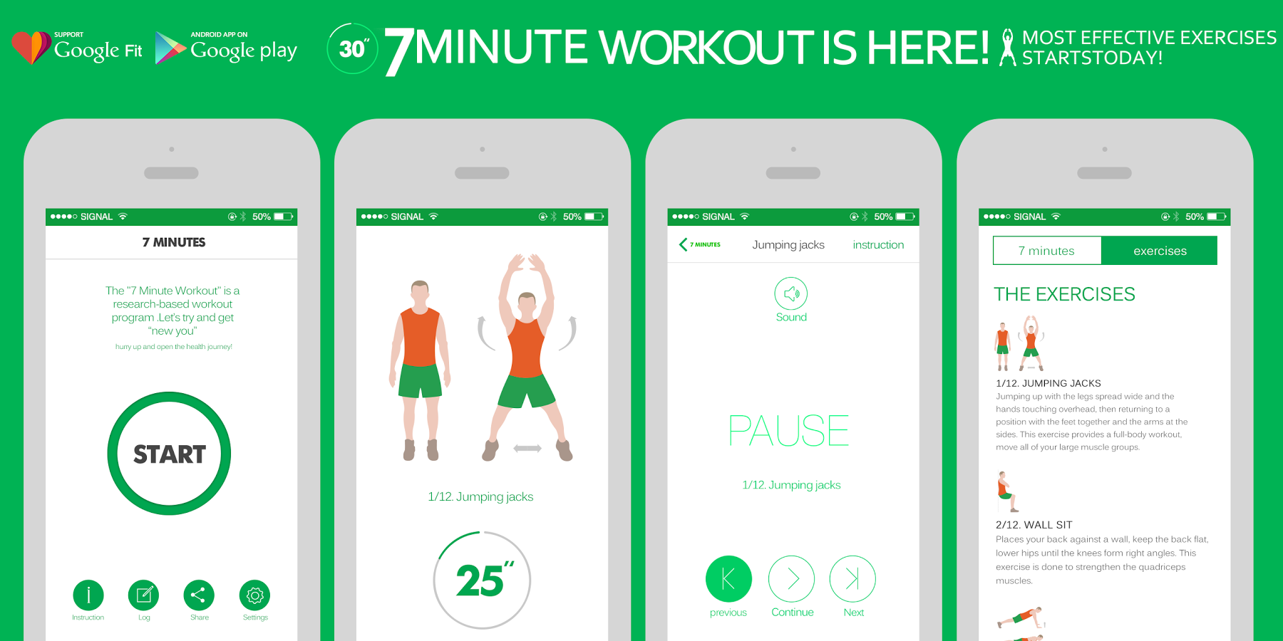 Healthy App 7 Minute Workout Android