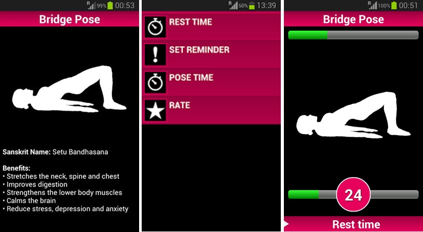 10 Daily Yoga Poses Healthy Android App