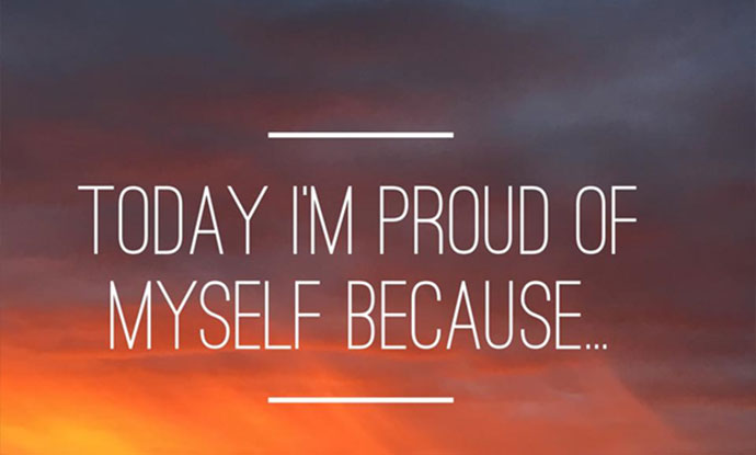 bangga pada diri sendiri