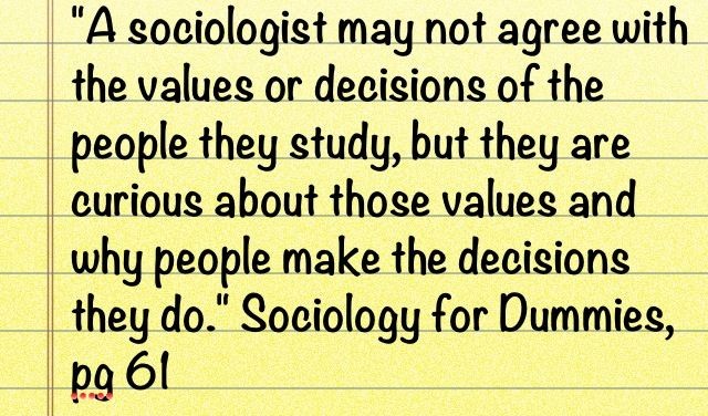 sociology for dummies